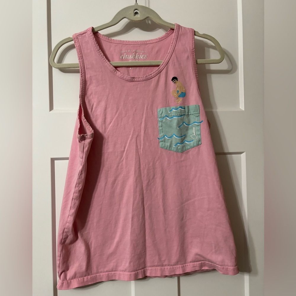 Chubbies‎ Men’s Pocket Tank Top.  Graphic T size M